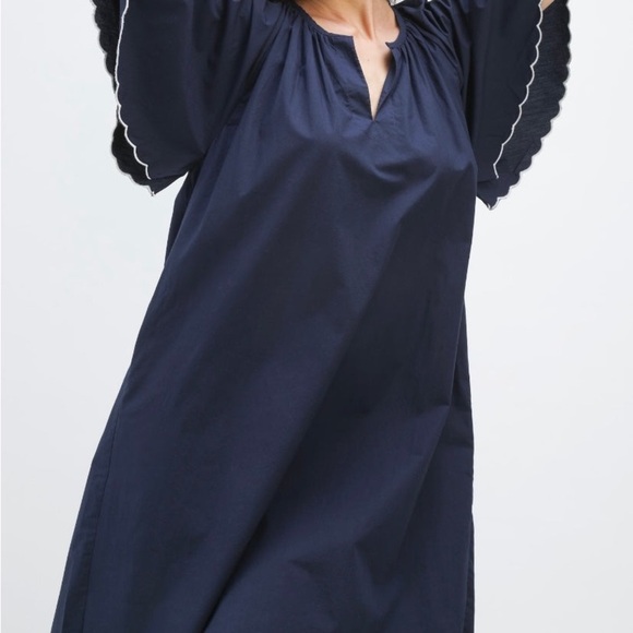 Navy Bleu “Harbor Scallop Dress” - XL - Picture 8 of 11